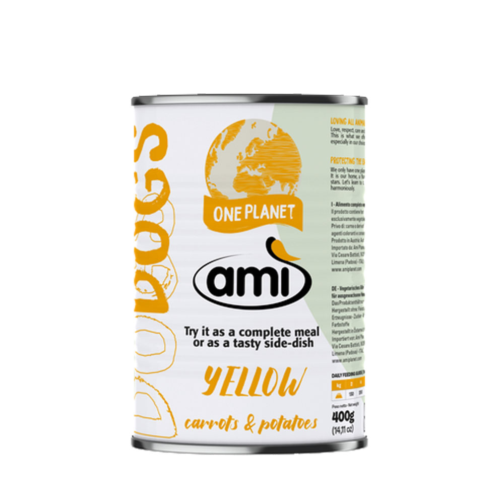 24er-SPAR-SET AMI Hundefutter V-Love YELLOW (Nicht Bio) 400g Dose - Bild 1