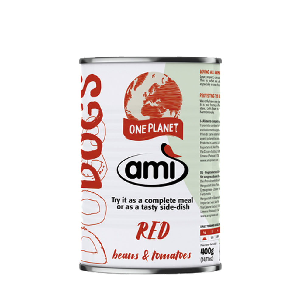 24er-SPAR-SET Hundefutter V-Love RED (nicht Bio), vegan 400g AMI - Bild 1