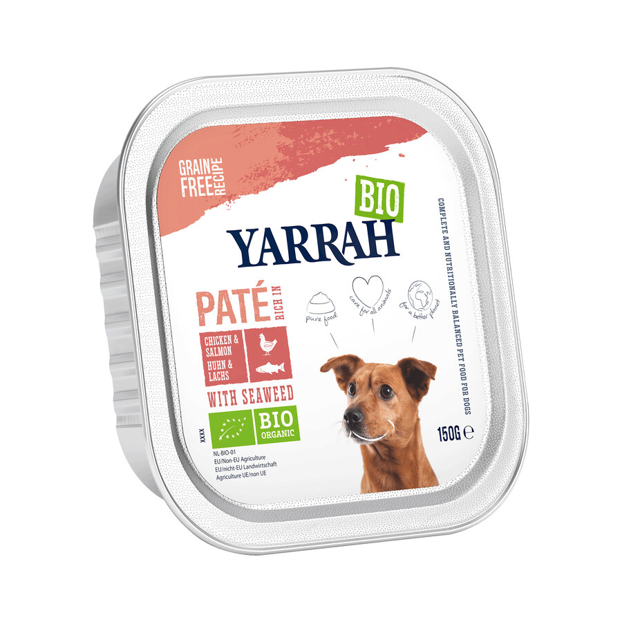 96er-SET Bio Pate mit Huhn und Lachs 150g Yarrah - Bild 1