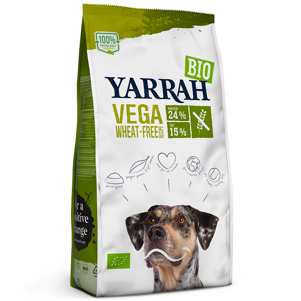 Bio Hunde-Tockenfutter Adult Vega weizenfrei, vegetarisch 2kg Yarrah - Bild 1