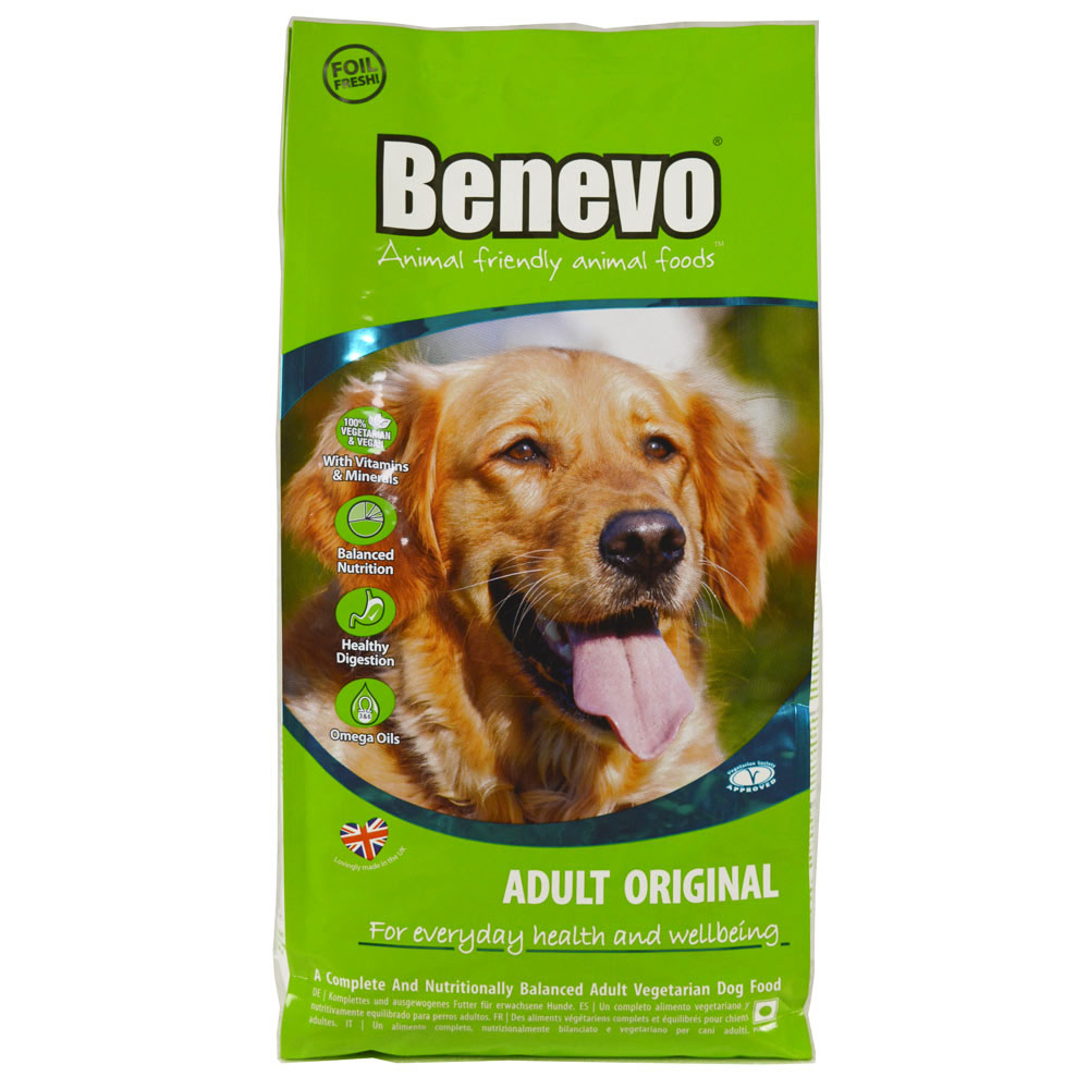 Haltbar bis 23.04.25   Hundefutter Vegan -Dog Original- 2kg  NICHT BIO Benevo - Bild 1