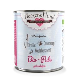 Hunde Ergänzungsfutter Bio Pute, Karotte getreidefr. 800g HerzensHund - Bild 1